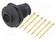 LIITIN: PYÖREÄT - N LIITINAARAS - 3A - 125V - PIN: 6 - EN2 - IP68 - SWITCHCRAFT liittimet - EN2P6F26 - 1