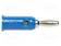 LABORATORY CONNECTOR: 4MM BANANA - PLUG - 5A - 5KV - BLUE - 1325 - 10PCS. - Banaaniliittimet 4mm - POM-1325-6 - 1