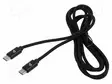 KAAPELI - USB 2.0 - USB C PISTOKE,MOLEMMIN PUOLIN - KULLATTU - 1,8M - USB kaapelit ja adapterit - CCDB-MUSB2B-CMCM-6 - 1