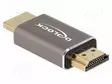 HDMI ADAPTERI -PISTOKE,MOLEMMIN PUOLIN - HIGH SPEED + ETHERNET - HDMI, DVI, DisplayPort johdot - DELOCK-60086 - 1