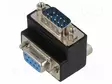 ADAPTERI - D-SUB 9PIN PISTORASIA,D-SUB 9PIN PISTOKE - MUSTA - HDMI, DVI, DisplayPort johdot - DELOCK-65266 - 1