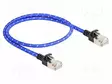 PATCH KAAPELI - U/FTP - CAT: 6A - RJ45-PISTOKE,MOLEMMIN PUOLIN - 0,5M - RJ45 Ethernet kaapelit - DELOCK-80376 - 1