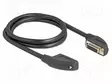 KAAPELI - D-SUB 15PIN LIITIN 90° VASEN/OIKEA,MOLEMMIN PUOLIN - HDMI, DVI, DisplayPort johdot - DELOCK-80476 - 1