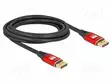KAAPELI - DISPLAYPORT-PISTOKE,MOLEMMIN PUOLIN - DISPLAYPORT 1.4 - HDMI, DVI, DisplayPort johdot - DELOCK-80606 - 1