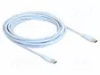 KAAPELI - USB 2.0 - USB C PISTOKE,MOLEMMIN PUOLIN - KULLATTU - 4M - USB kaapelit ja adapterit - DELOCK-81236 - 1