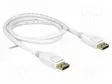 KAAPELI - DISPLAYPORT-PISTOKE,MOLEMMIN PUOLIN - DISPLAYPORT 1.2 - HDMI, DVI, DisplayPort johdot - DELOCK-84876 - 1