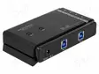 SWITCH - MUSTA - METALLI - LÄHTÖ: USB A RASIA X2 - PORTTIEN LUKU: 5 - USB kaapelit ja adapterit - DELOCK-87736 - 2