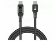 KAAPELI - USB 2.0 - USB C PISTOKE,MOLEMMIN PUOLIN - 1,2M - MUSTA - USB kaapelit ja adapterit - DELOCK-88136 - 1