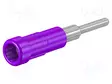 LABORATORY CONNECTOR: 2MM BANANA - SOCKET - 10A - 30VAC - 60VDC - Banaanijatkoliittimet - EPB-2NS-26 - 1