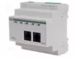 CAN - DIN-KISKOLLE - 230VAC - IP20 - F&HOME - 0÷45°C - RJ45 - KANAVAT: 4 - Rakennusautomatiikka - MH-V4-6 - 1
