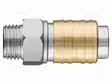 QUICK CONNECTION COUPLING - BRASS - APPLICATION: FOR COMPRESSOR - Pneumatiikkatyökalut ja tarvikkeet - NEO-12-636 - 1