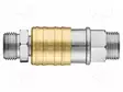 QUICK CONNECTION COUPLING - BRASS - APPLICATION: FOR COMPRESSOR - Pneumatiikkatyökalut ja tarvikkeet - NEO-12-646 - 1