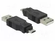 ADAPTERI - USB 2.0 - USB A PISTOKE,USB B MIKROPISTOKE - USB kaapelit ja adapterit - DELOCK-65036 - 1