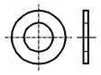 ALUSLEVY - PYÖREÄ - M3 - D=7MM - H=0,5MM - PRESPAANI - DIN 125A - BN 1076 - Aluslevyt ja prikat - B3BN1076 - 1