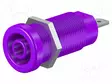 LABORATORY CONNECTOR: 4MM BANANA - SOCKET - 1KV - 24A - VIOLET - Banaanijatkoliittimet - XEF-1R-26 - 1