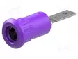 LABORATORY CONNECTOR: 4MM BANANA - SOCKET - 30VAC - 60VDC - 25A - Banaanijatkoliittimet - EB4-IFAN-26 - 1