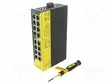 ETHERNET KYTKIN - PORTTIEN LUKU: 16 - 5÷30VDC - RJ45 - Teollisuusverkot - SW-7416 - 1