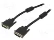 KAAPELI - DVI-D (24+1) PISTOKE,MOLEMMIN PUOLIN - PVC - DUAL LINK - HDMI, DVI, DisplayPort johdot - CC-DVI2-BK-6 - 1
