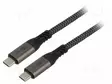 KAAPELI - THUNDERBOLT 3,THUNDERBOLT 4,USB 4.0 - 1,5M - PVC - 80GBPS - USB kaapelit ja adapterit - GOOBAY-74776 - 1