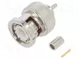 LIITIN: BNC - PISTOKE - UROS - SUORA - 50OHM - PURISTETTAVA - POM - BNC liittimet - 112516 - 1