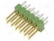LIITIN: PIN - PIN-LIITIN - UROS - PIN: 12 - THT - AMPMODU MOD II - SUORA - Piikkirimaliittimet - 826632-6 - 1
