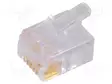LIITIN: RJ12 - PISTOKE - PIN: 6 - 6P6C - JOHTOON - IDC - SUORA - RJ liittimet - 937-SP-3066 - 1