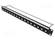 LIITIN: USB B - PATCH PANEL - RUUVATTU - RACK - M3 - KORKEUS: 1U - USB liittimet - CP30176 - 1