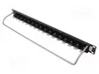 LIITIN: USB B - PATCH PANEL - RUUVATTU - RACK - M3 - KORKEUS: 1U - USB liittimet - CP30176 - 2