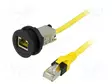 RJ45-PISTORASIA - 22MM - HAR-PORT - Ø22,3MM - IP20 - MUSTA - PIT: 5M - Taulukytkimien lisävarusteet - 09454521546 - 1