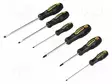 SCREWDRIVER: UNIVERSAL-SET - POZIDRIV®,SLOT - 6PCS. - Ruuvimeisselit ja sarjat - PR22606 - 1