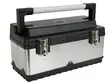 STAINLESS STEEL TOOLBOX WITH ALUMINIUM HANDLE - 505 x 235 x 255mm - Työkalulaukut ja säilytyslokerot - OTBA6 - 1