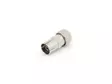 TV PLUG FEMALE 9.5mm/2.3mm, METAL - Plugit ja jakit - CV006 - 1