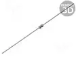METALLIKALVOVASTUS - 80,6KOHM - 0,25W - ±0,1% - 250V - Ø0,55X28MM - Vastukset - läpijuotettavat - THT - MRA0207-80K6 - 1