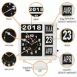 WALL FLIP CLOCK WITH CALENDAR - 31 x 31 cm - DUTCH VERSION - Kellot ja sääasemat - WC106 - 5