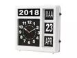WALL FLIP CLOCK WITH CALENDAR - 31 x 31 cm - DUTCH VERSION - Kellot ja sääasemat - WC106 - 9