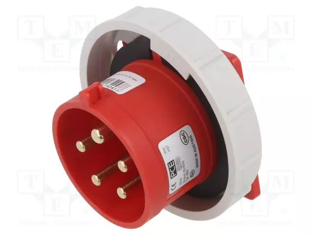 3-VAIHE PISTORASIA - UROS - 32A - 400VAC - IP67 - AC liittimet ja rungot - 6252-6 - 1