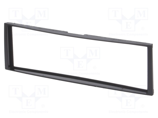 AUTORADION KEHYS - RENAULT - 1 DIN - MUSTA - Kehykset autoradioille - RAM-40.616 - 1