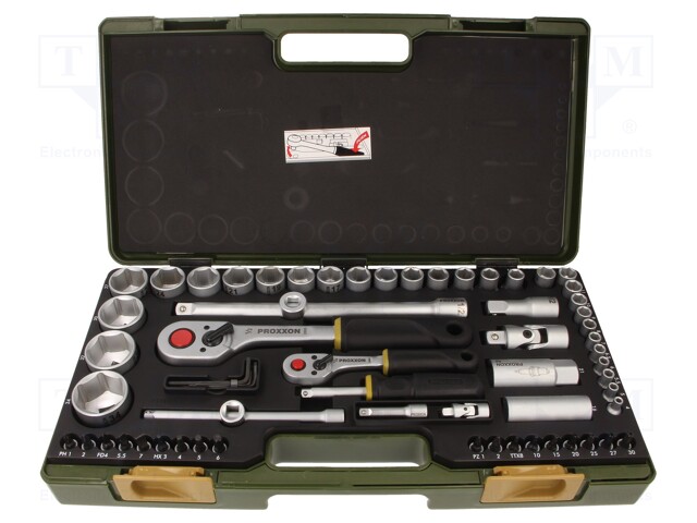 AVAINSARJA - 6-KULMA,HYLSY-1/2",1/4" - 56KPL - Hylsyavainsarjat - PR23286 - 1