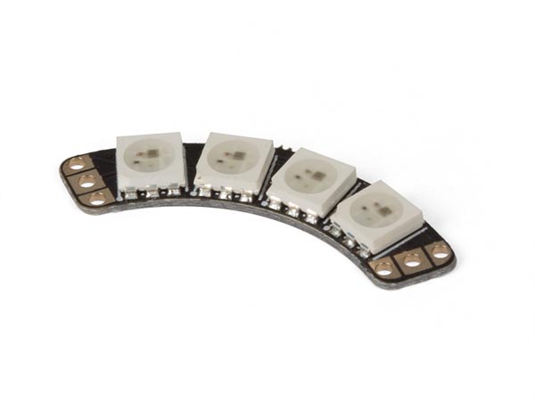 BRIGHTDOT LED PAKKAUS - KAARI - 4 KPL - Whadda tehdaskootut moduulit - VMW106 - 1