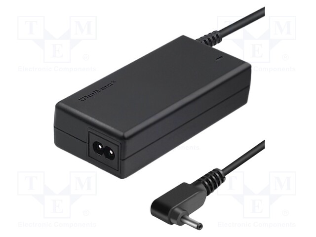 HAKKURIVIRTALÄHDE -19VDC - 2,37A - LÄHTÖ: 4,0/1,35 - 45W - TYÖPÖYTÄ - Kannettavien tietokoneiden virtalähteet - ZSI-51506 - 1