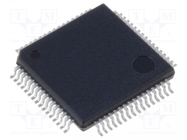IC: STM32 ARM MIKRO-OHJAIN - 100MHZ - LQFP64 - 1,7÷3,6VDC - -40÷85°C - ST mikrokontrollerit - STM32F412RGT6 - 1