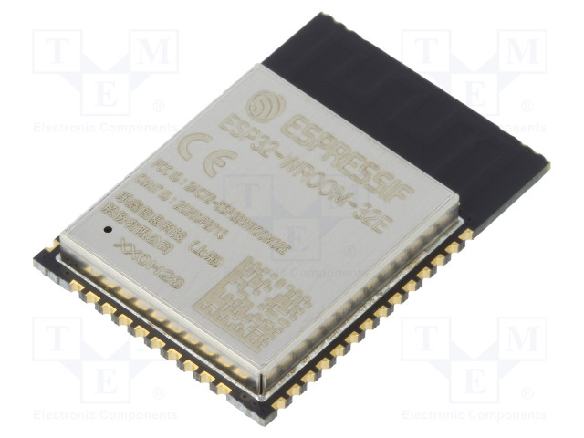 IOT MODUULI - BLUETOOTH: BLE - 19,5DBM - WIFI - PCB - SMD - 18X25,5X3,1MM - IoT (WiFi/Bluetooth) moduulit - ESP32-WROOM-32E-16 - 1