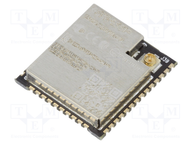 IOT MODUULI - BLUETOOTH LOW ENERGY,WIFI - SMD - 18X19,2X3,2MM - U.FL - IoT (WiFi/Bluetooth) moduulit - ESP32-WROOM-32U-16 - 1