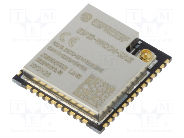 IOT MODUULI - BLUETOOTH: BLE - 19,5DBM - WIFI - SMD - 18X19,2X3,2MM - IoT (WiFi/Bluetooth) moduulit - ESP32-WROOM-32UE16 - 1