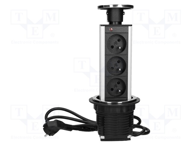 JATKOJOHTO: KALUSTEISIIN - HUONEKALUPISTORASIA - IP20 - 3680W - Rakennusautomatiikka - VIR-FS-16 - 1