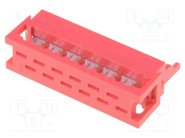 LIITIN: JOHTO-LEVY - PISTOKE - UROS - PIN: 12 - 1,5A - IDC - - 2X6 - Micro-Match liittimet, rasteri 1,27mm - DS1015-01-12R6 - 1