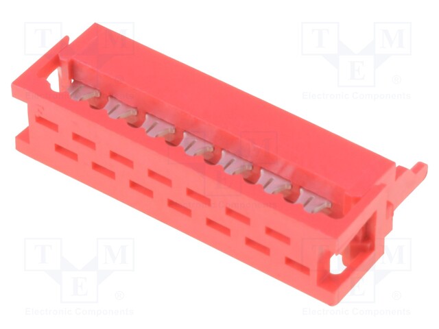 LIITIN: JOHTO-LEVY - PISTOKE - UROS - PIN: 14 - 1,5A - IDC - - 2X7 - Micro-Match liittimet, rasteri 1,27mm - DS1015-01-14R6 - 1