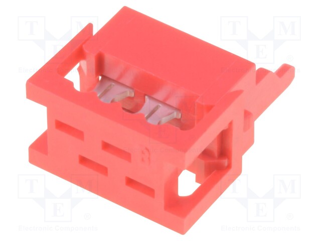 LIITIN: JOHTO-LEVY - PISTOKE - UROS - PIN: 4 - 1,5A - IDC - - 2X2 - Micro-Match liittimet, rasteri 1,27mm - DS1015-01-04R6 - 1