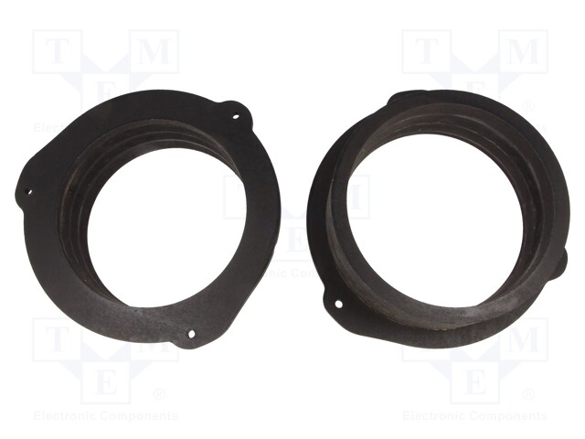 KAIUTTIMEN KOROKERENGAS - MDF - 165MM - AUDI - KYLLÄSTETTY - 2KPL - Kaiuttimen MDF soviterenkaat  - D.MDF.AUDI016 - 1