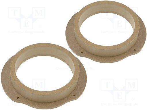 KAIUTTIMEN KOROKERENGAS - MDF - 165MM - FORD - KYLLÄSTETTY,MAALATTU - 2KPL - Kaiuttimen MDF soviterenkaat - MDF-D.16 - 1